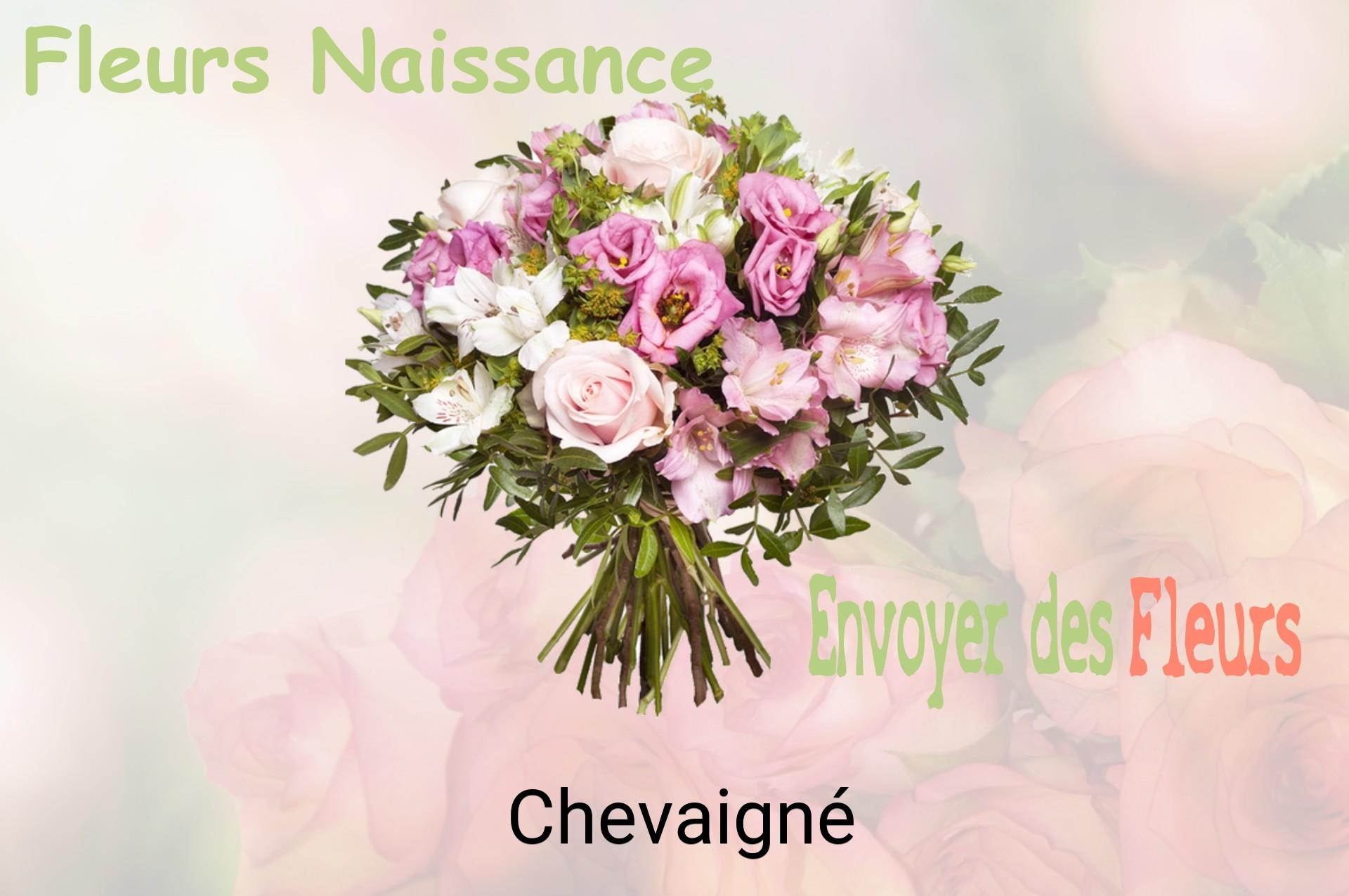 Bouquet de fleurs de naissance livré à Chevaigné